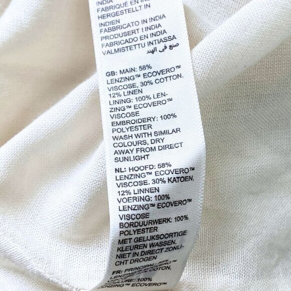 FAT FACE DEVIN IVORY WHITE BLACK EMBROIDERED BOHEMIAN MAXI DRESS - 4R - Picture 14 of 14